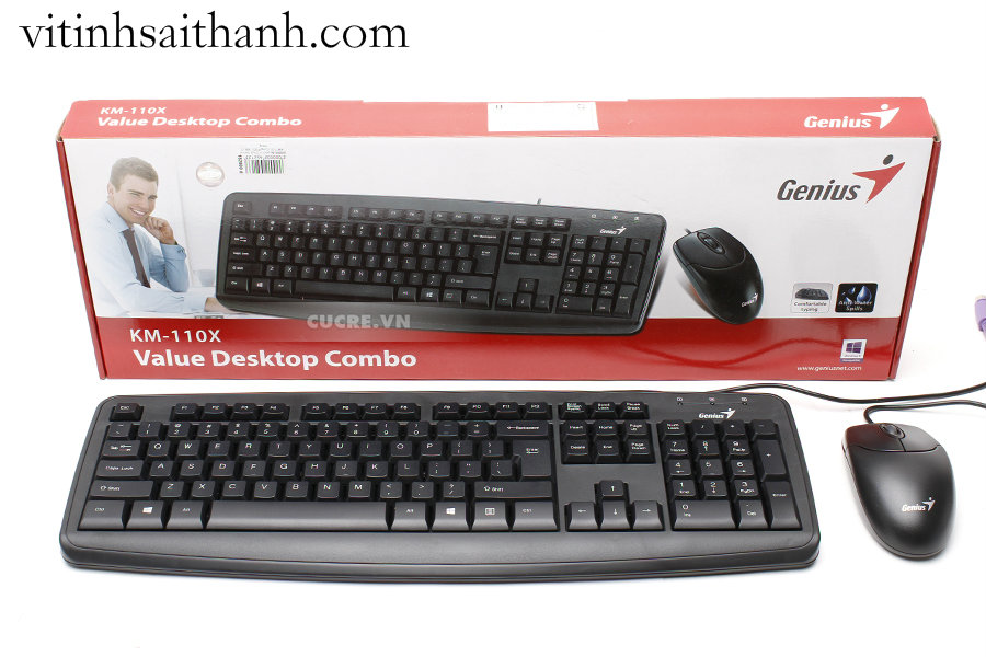 KEYBOARD & MOUSE GENIUS 110X USB